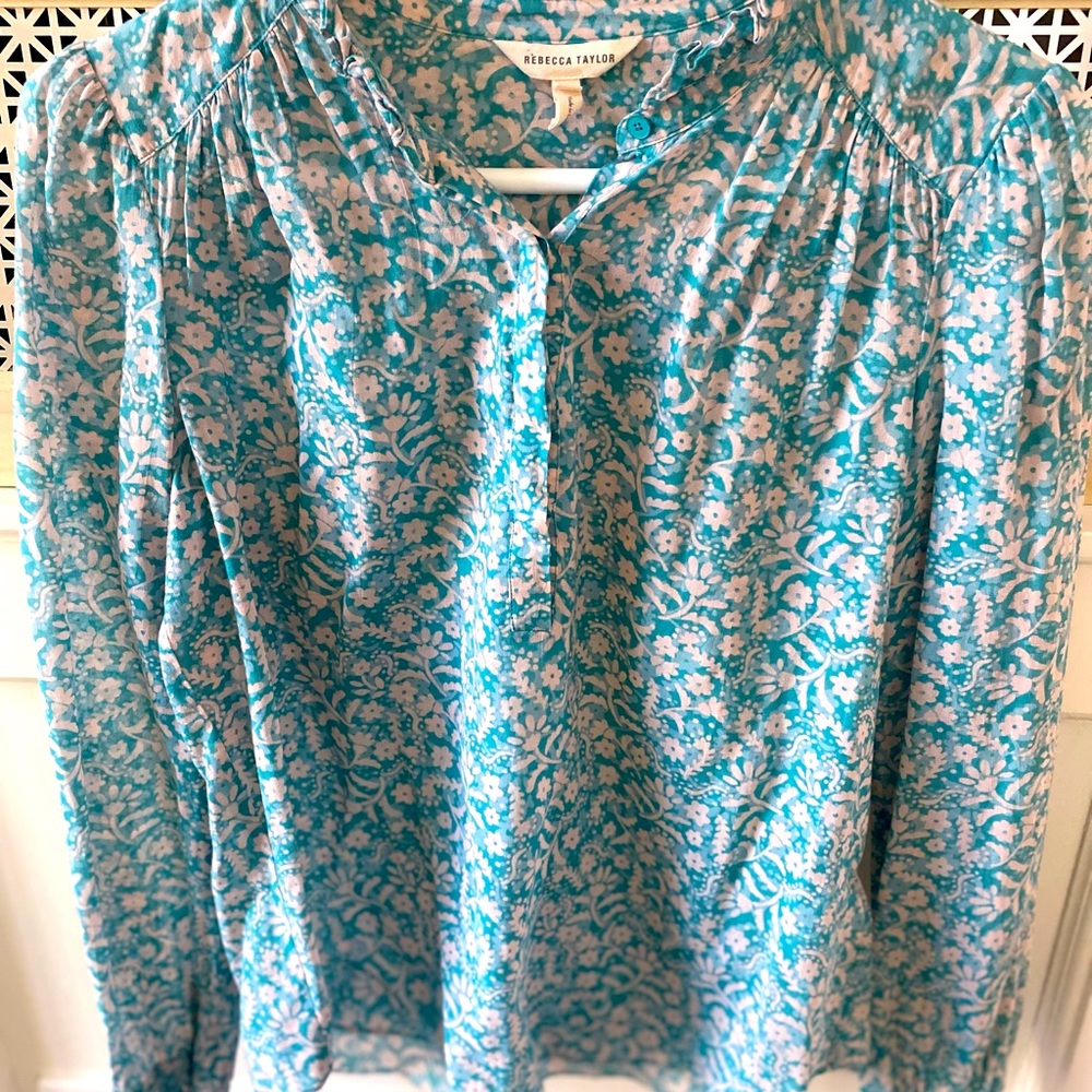 Rebecca Taylor Floral Blouse